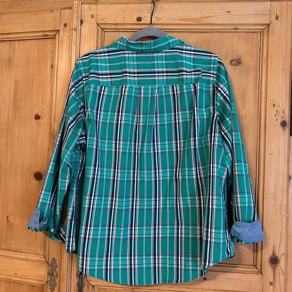 (Bundle 2 for $20) St. John's Bay Women’s Plaid Button Down Shirt - Picture 3 of 5